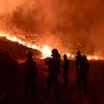 Πυρκαγιά σε χαμηλή βλάστηση στην περιοχή Άγιος Δημήτριος στην Οινόη Αττικής