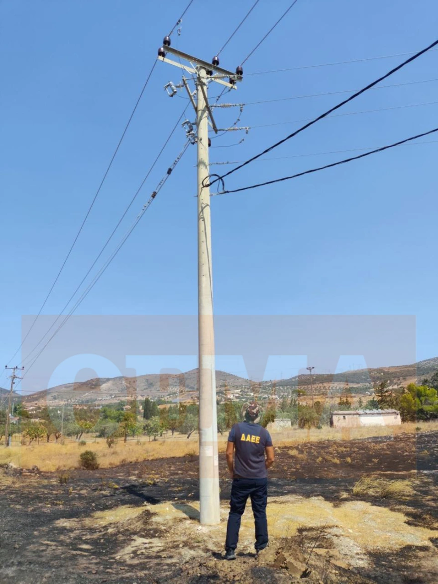 Σύλληψη δύο υπαλλήλων του ΔΕΔΔΗΕ για τη πυρκαγιά στην Κερατέα - Κατηγορούνται για παραλείψεις στη συντήρηση του δικτύου