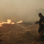 Πυρκαγιά σε αγροτοδασική έκταση στην περιοχή Ανδριανός Λασιθίου Κρήτης