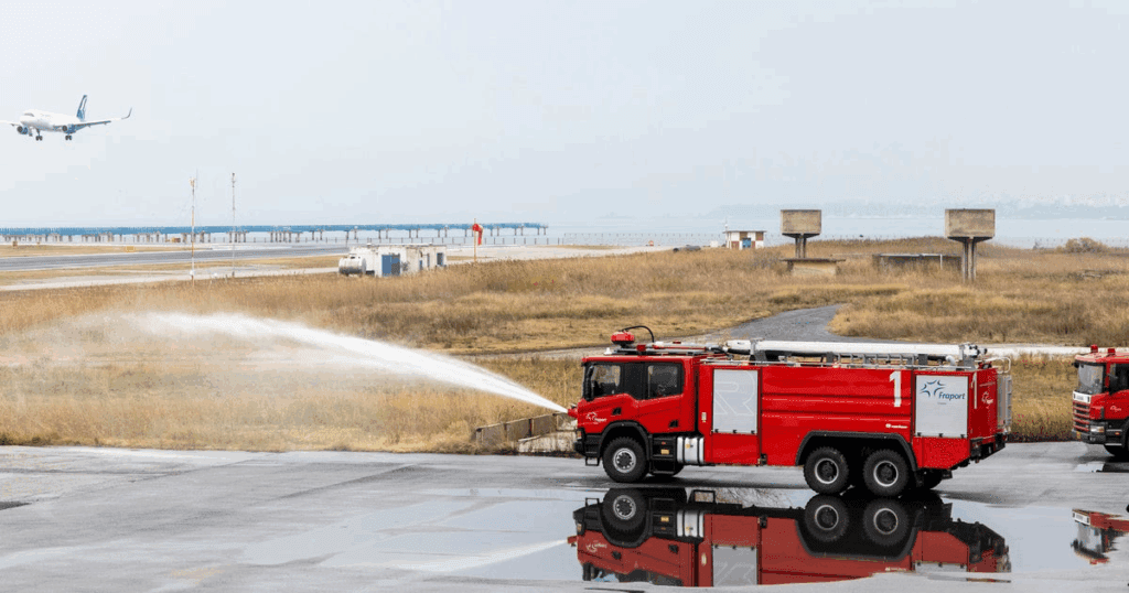Ενισχύεται η ασφάλεια στα αεροδρόμια: 18 νέα πυροσβεστικά οχήματα και 75 προσλήψεις