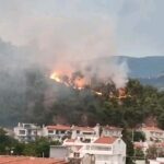 Πυρκαγιά σε δασική έκταση στην περιοχή Κουλάς Σερρών