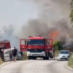 Πυρκαγιά σε χαμηλή βλάστηση στην περιοχή Αγορά Θεσπρωτίας