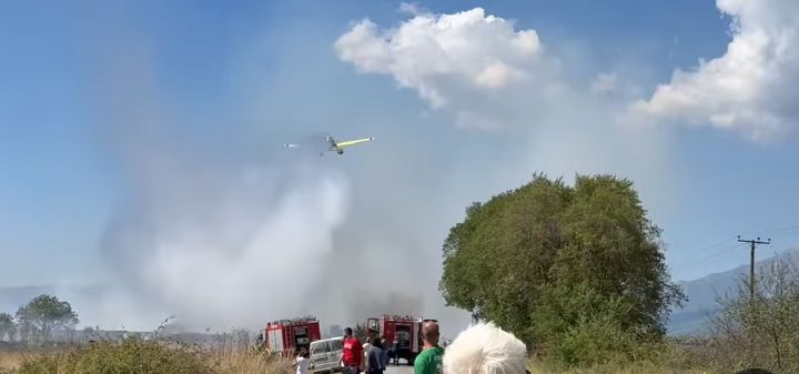 Πυρκαγιά σε χαμηλή βλάστηση στην περιοχή Αγορά Θεσπρωτίας