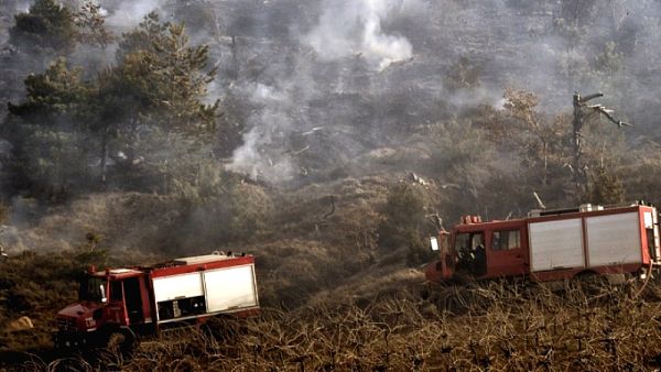 Πυρκαγιά σε χαμηλή βλάστηση στο Σκάλωμα Αγρινίου