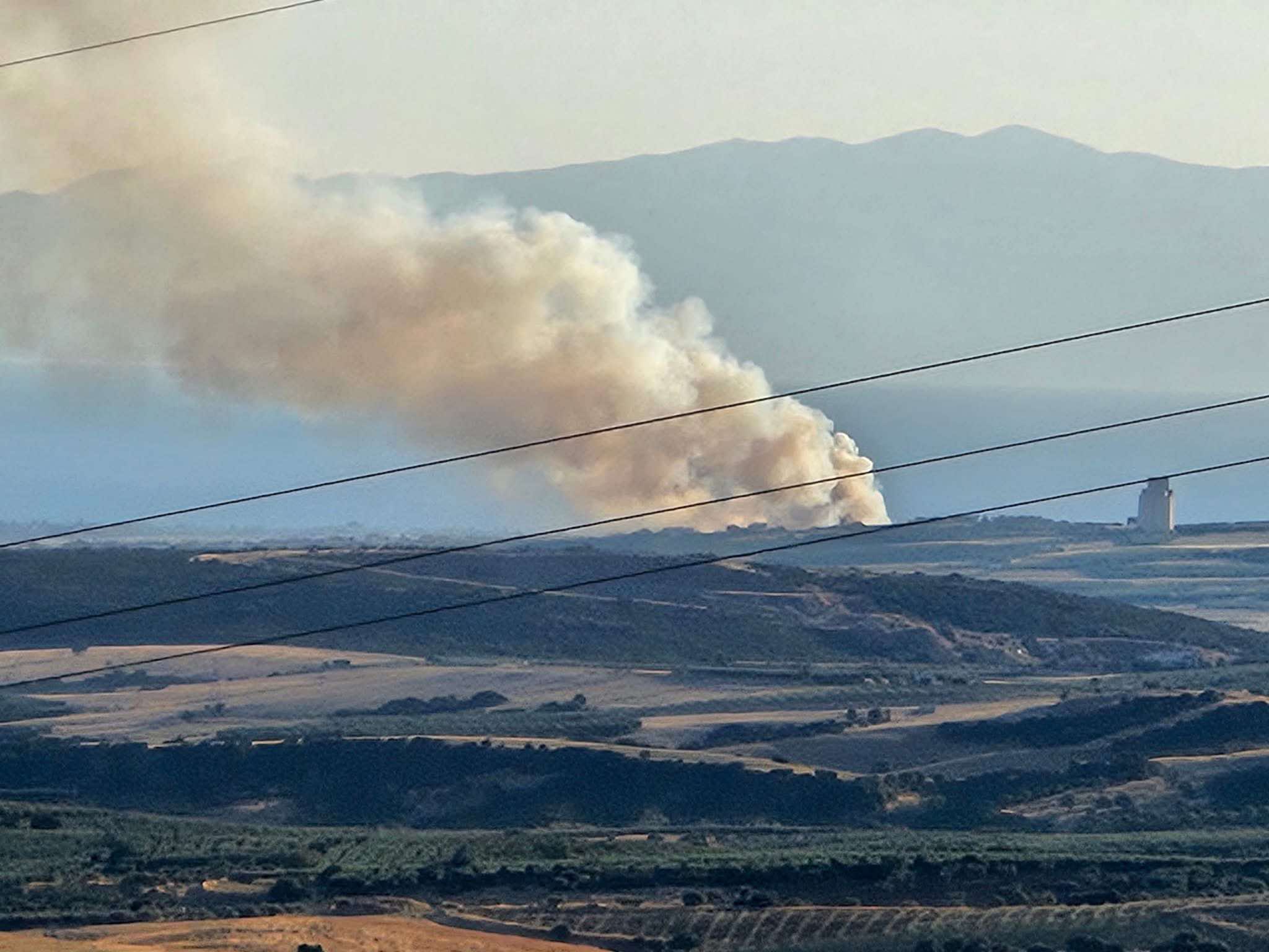 Πυρκαγιά σε χαμηλή βλάστηση στην περιοχή Νέα Τρίγλια Χαλκιδικής