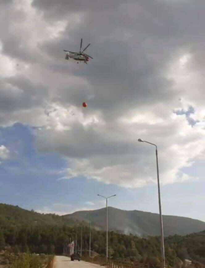 Πυρκαγιά σε δασική έκταση στην περιοχή Λευκόγεια Δράμας