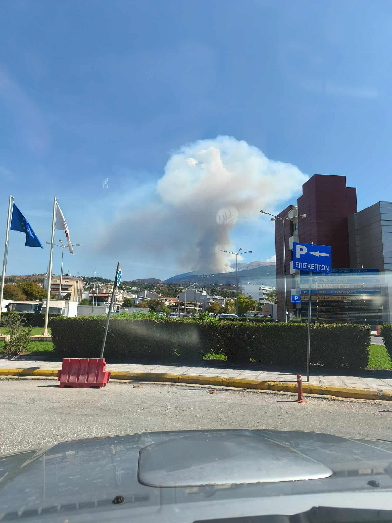 Πυρκαγιά σε δασική έκταση στην περιοχή Άνω Καστρίτσι Αχαΐας