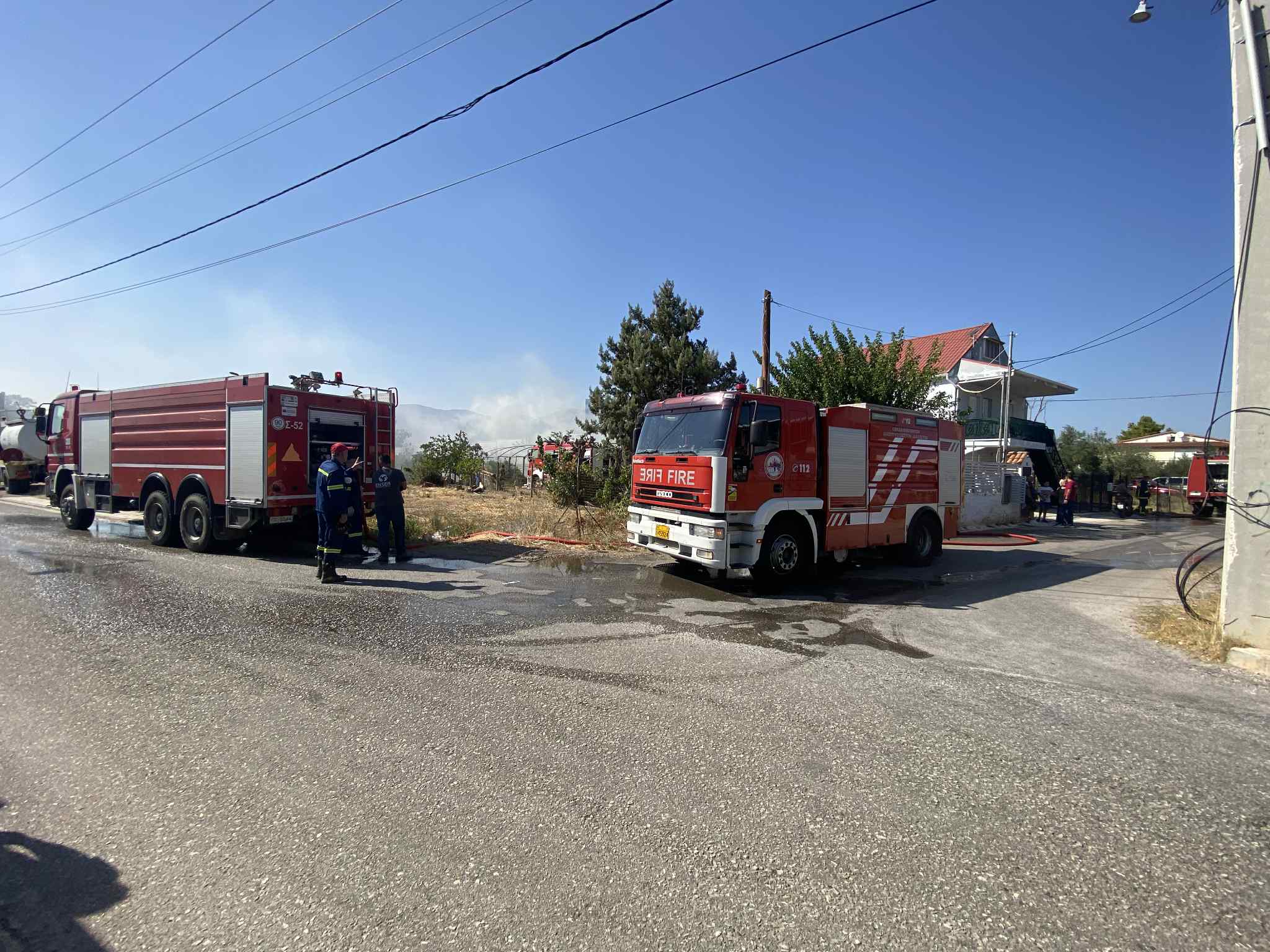 Πυρκαγιά σε αποθηκευτικό χώρο στις Αχαρνές Αττικής