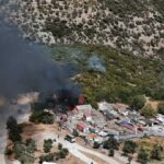 Πυρκαγιά σε υπαίθριο χώρο στην περιοχή Παγανή Λέσβου