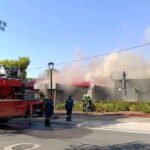 Πυρκαγιά σε επαγγελματικό χώρο στους Θρακομακεδόνες Αττικής
