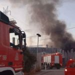 Πυρκαγιά σε χώρο επιχείρησης στη θέση Λάκκα Κάτσαρη στον Ασπρόπυργος