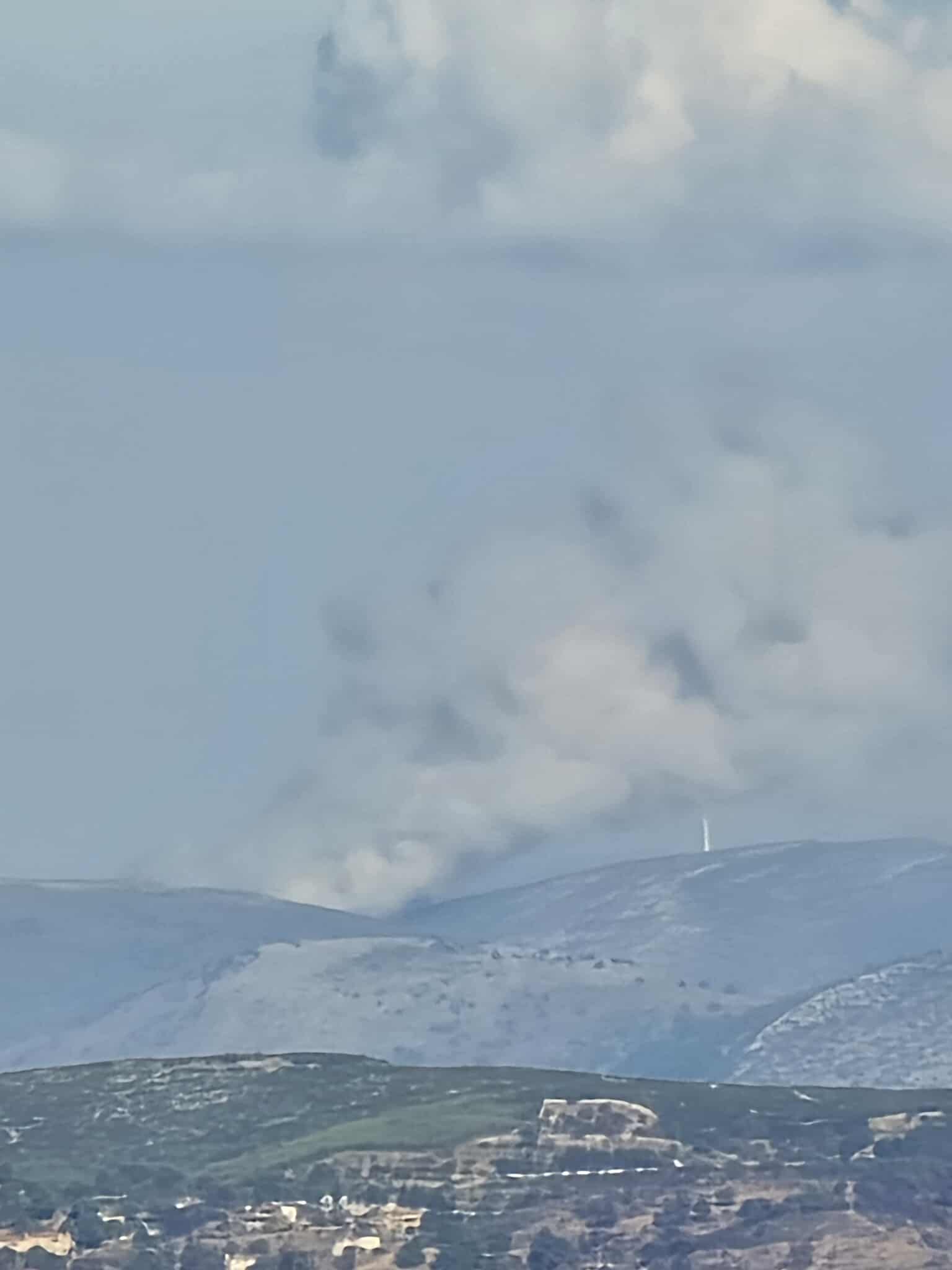 Πυρκαγιά σε δασική έκταση στην περιοχή Παράλια Ζαρακών Ευβοίας