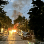 Πυρκαγιά σε Ι.Χ όχημα επί της οδού Πόντου στην Νέα Ερυθραία