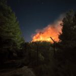 Πυρκαγιά σε δασική έκταση στην περιοχή Ελεούσα Ρόδου