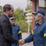 Επίσκεψη του Υπουργού Κλιματικής Κρίσης και Πολιτικής Προστασίας στη Βοιωτία – Ευχαριστίες στα στελέχη της Πυροσβεστικής