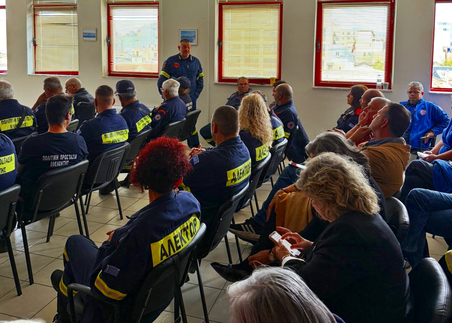 Η ΔΙΠΥΝ Πειραιά ευχαρίστησε και βράβευσε τους Εθελοντές Πολιτικής Προστασίας