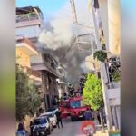 Πυρκαγιά σε διαμέρισμα πολυκατοικίας επί της οδού Αγίων Σαράντα στον Άγιο Δημήτριο