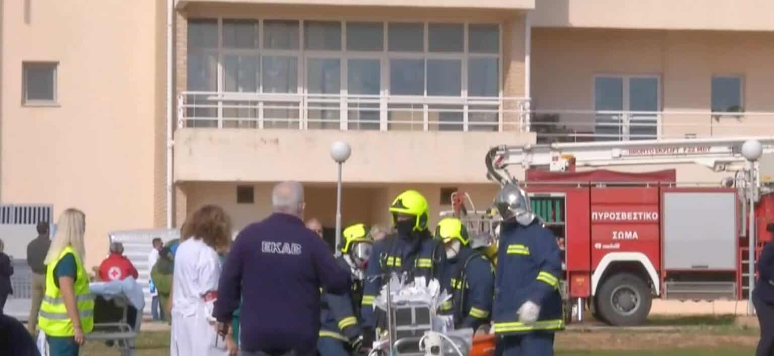 Άσκηση επιχειρησιακής ετοιμότητας στο Πανεπιστημιακό Νοσοκομείο Αλεξανδρούπολης