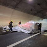 Άσκηση με σενάριο πυρκαγιάς σε ηλεκτρικό όχημα στη Σήραγγα Πλαταμώνα