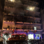 Πυρκαγιά σε διαμέρισμα επί της οδού Νιόβης στην πλατεία Βάθη στην Αθήνα