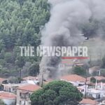Πυρκαγιά σε μονοκατοικία στην περιοχή του Αγίου Ονούφριου στον Βόλο