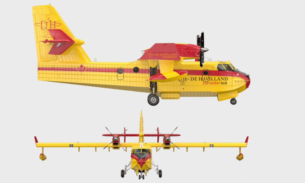 Το 2028 παραλαμβάνει η Ελλάδα το πρώτο νέο Canadair CL-515 – Με δυνατότητα νυχτερινών επιχειρήσεων