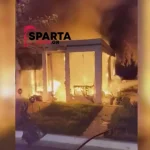 Πυρκαγιά σε κιόσκι καφετέριας στη Νεάπολη Λακωνίας