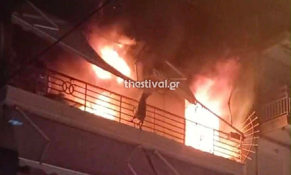 Πυρκαγιά σε διαμέρισμα επί της οδού Επταλόφου στην Κάτω Τούμπα Θεσσαλονίκης