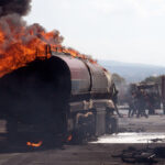 Πυρκαγιά σε βυτιοφόρο όχημα στην περιοχή του Λαγκαδά Θεσσαλονίκης