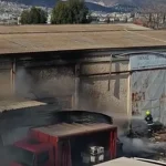 Πυρκαγιά σε αποθηκευτικό χώρο εργοστασίου στην περιοχή του Ρέντη