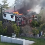 Πυρκαγιά σε μονοκατοικία Μεθώνη Πιερίας