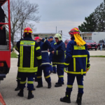 Εκπαιδευτική άσκηση της Πυροσβεστικής στο Λύκειο Φερών με συμμετοχή μόνιμων και εθελοντών