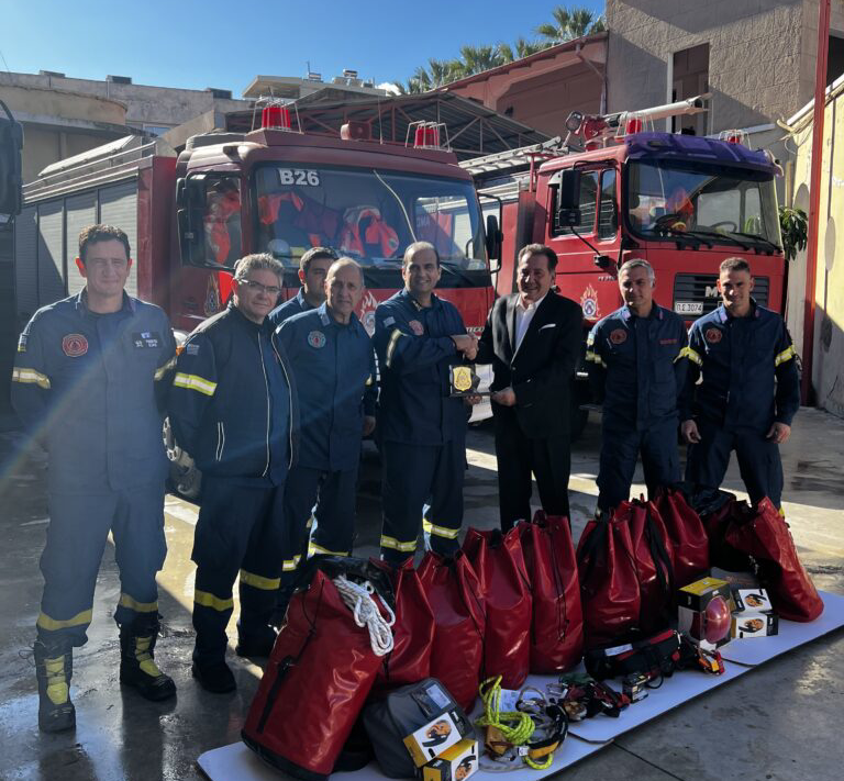 Βράβευση της Ένωσης Ξενοδόχων Ρόδου από την Π.Υ Ρόδου για τη σημαντική δωρεά εξοπλισμού