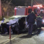 Tροχαίο στο 34,5 χλμ. της Π.Ε.Ο. Πατρών - Πύργου - Η Πυροσβεστική απεγκλώβισε τέσσερις τραυματίες