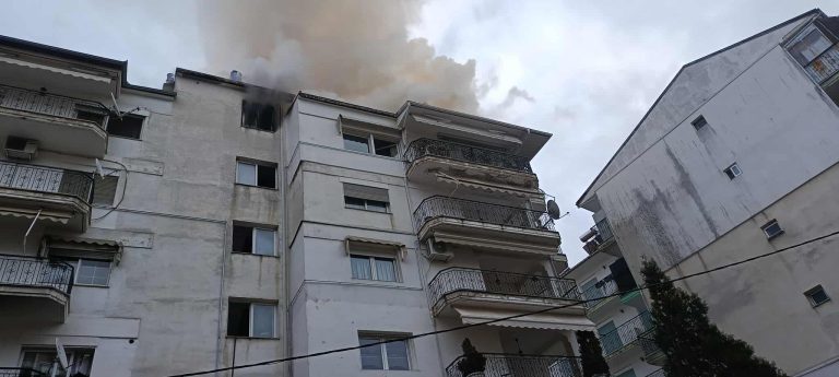 Πυρκαγιά σε διαμέρισμα στην πόλη της Φλώρινας