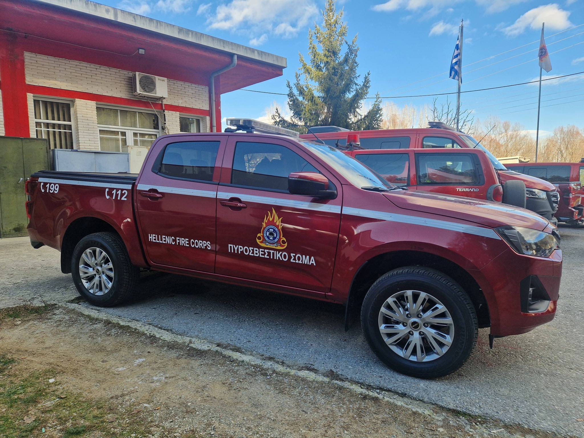 Νέο σύγχρονο όχημα ISUZU 4×4 στην Πυροσβεστική Υπηρεσία Γρεβενών