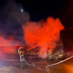 Πυρκαγιά σε Φ.Ι.Χ. όχημα στην Εθνική Οδό Σπάρτης – Μονεμβασιάς στο ύψος του κόμβου Κροκεών στη Λακωνία