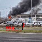 Πυρκαγιά σε επιχείρηση φανοποιίας στην Εθνική Οδό Αλεξανδρούπολης – Κήπων