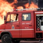 Πυρκαγιά σε αποθηκευτικό χώρο στη Νέα Μαγνησία Θεσσαλονίκης
