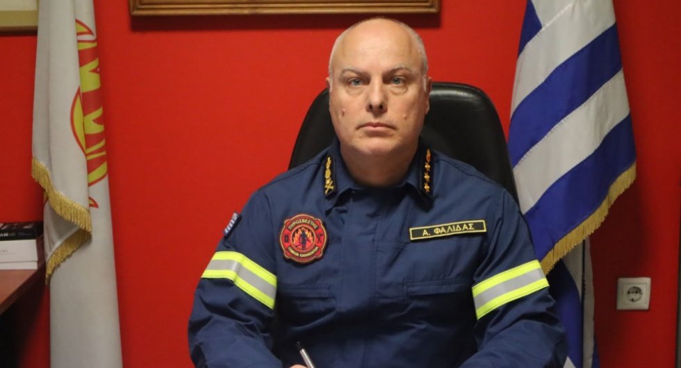 Ο Αρχιπύραρχος Αργύρης Φαλίδας νέος Διοικητής Πυροσβεστικών Υπηρεσιών Ηλείας