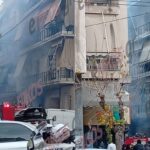 Πυρκαγιά σε υπόγειο διαμέρισμα επί της οδού 28ης Οκτωβρίου στο κέντρο της Αθήνας