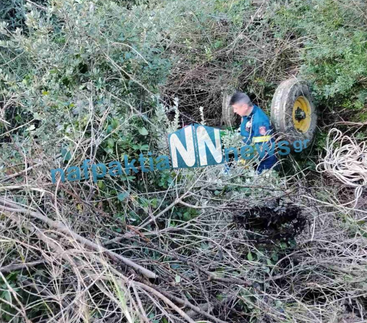 Μεσολόγγι: Χωρίς τις αισθήσεις του ηλικιωμένος μετά από εκτροπή γεωργικού ελκυστήρα