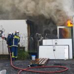 Πυρκαγιά σε αποθήκες εργοστάσιου επί της οδού Σπύρου Δάβαρη στην περιοχή του Κορωπίου