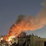 Πυρκαγιά σε υπαίθριο χώρο κοντά στον σταθμό Μετρό Αγίου Ιωάννη στον Νέο Κόσμο