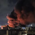 Πυρκαγιά σε χώρο εργοστασίου στη συμβολή των οδών Δεκελείας και Κατάρα στο Μενίδι