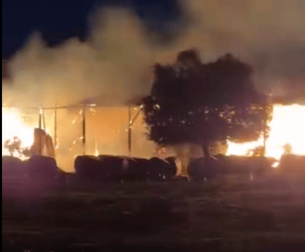 Πυρκαγιά σε στάβλο στο Καστράκι Καλαμπάκας