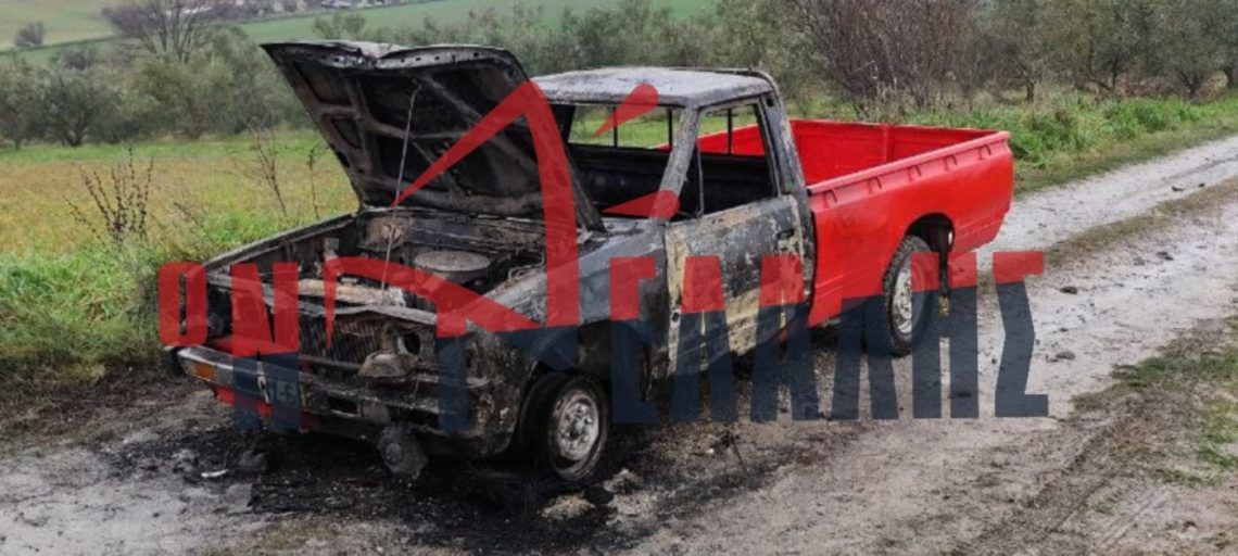 Εντοπισμός σορού κατά την κατάσβεση πυρκαγιάς σε όχημα στην Σφενδάμη Πιερίας