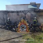 Πυρκαγιά σε μονοκατοικία στο Λουτράκι Κορινθίας