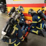 Κατερίνη: Άσκηση πυρκαγιάς σε υπόγειο πάρκινγκ με σενάριο ηλεκτρικού οχήματος