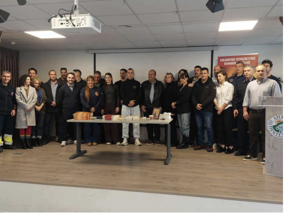 Πεντέλη: Τιμητική εκδήλωση και κοπή πίτας για το Εθελοντικό Πυροσβεστικό Κλιμάκιο